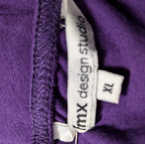 FMX Design Studio Purple Straps Top Size XL - Picture 9 of 10